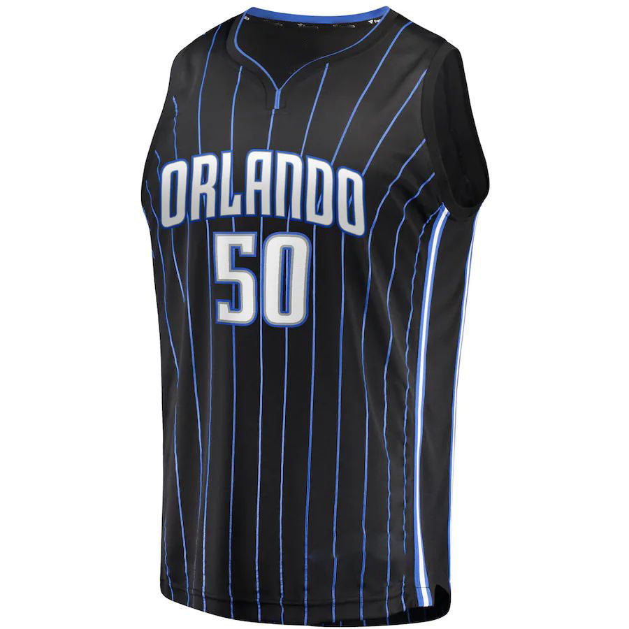 Custom #50 Black 2021 ORL Basketball Shirt Top