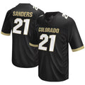 Custom #21 Black Retro Football Shirt Top