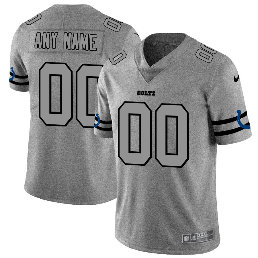 Custom Gray 2019 IND Football Shirt Top