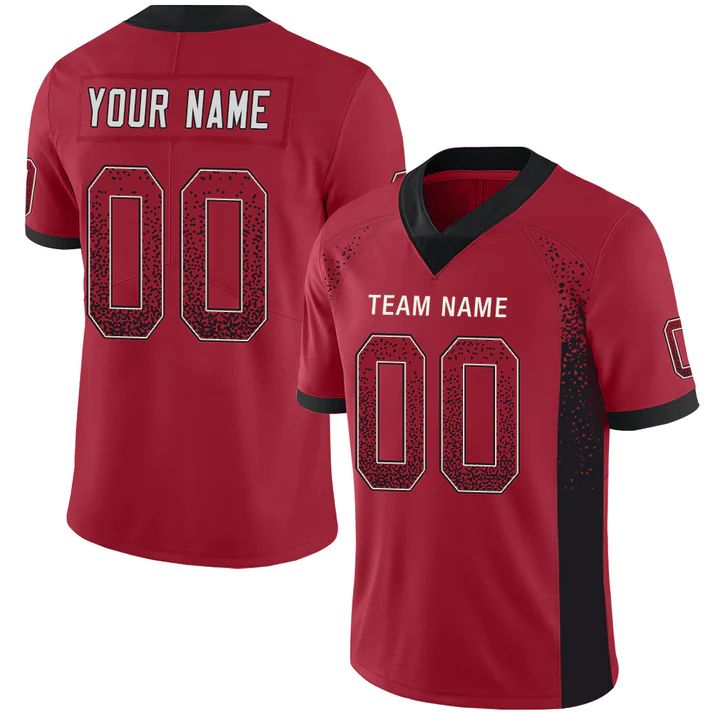 Custom Red Football Shirt Top