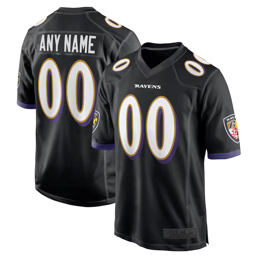 Custom Black BAL Football Shirt Top