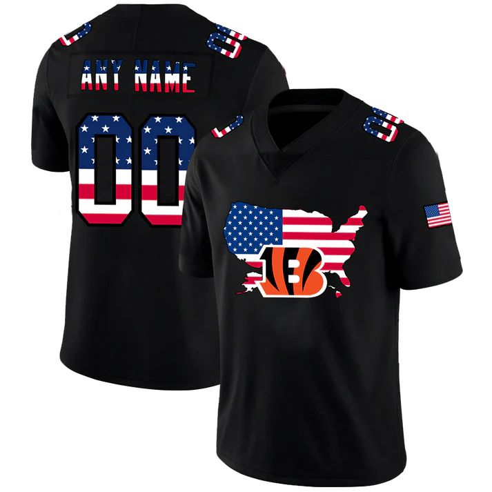 Custom Black CIN Football Shirt Top
