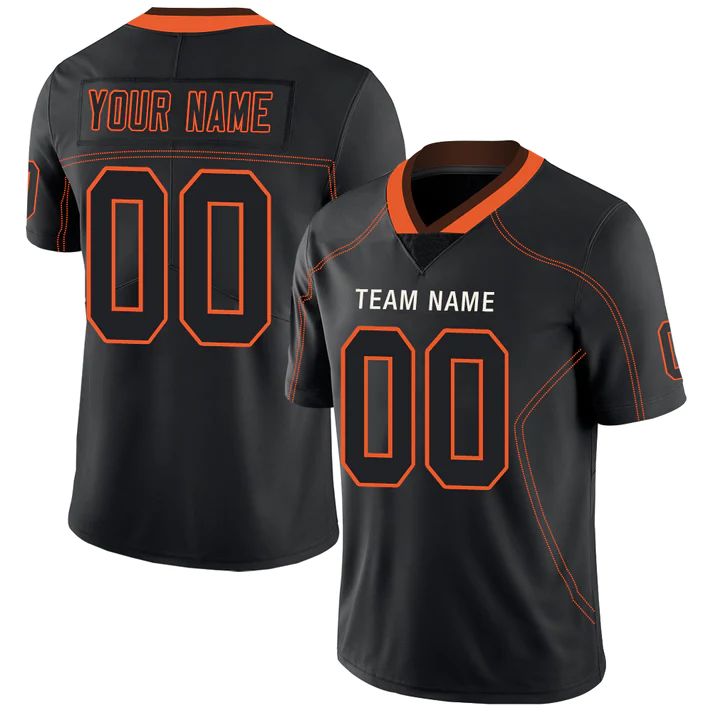 Custom Black CLE Football Shirt Top