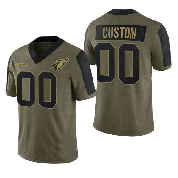 Custom Olive 2021 Football Shirt Top