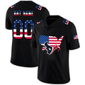 Custom Black HOU Football Shirt Top