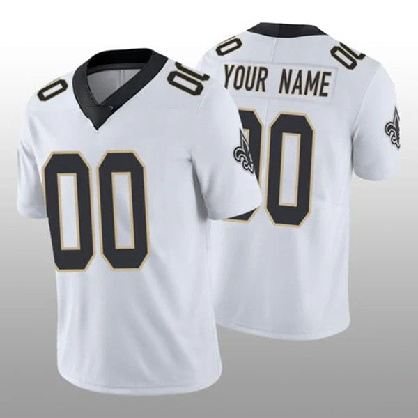 Custom White NO Football Shirt Top