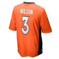 Custom #3 Orange DEN Football Shirt Top