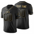 Custom #100 Black DAL Football Shirt Top
