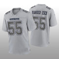 Custom #55 Gray DAL Football Shirt Top