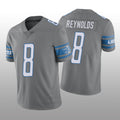Custom #8 Silver DET Football Shirt Top