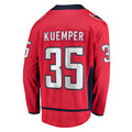 Custom #35 Red WSH Hockey Shirt Top