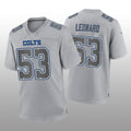 Custom #53 Gray IND Football Shirt Top
