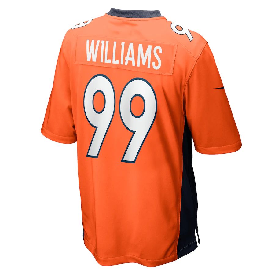 Custom #99 Orange DEN Football Shirt Top