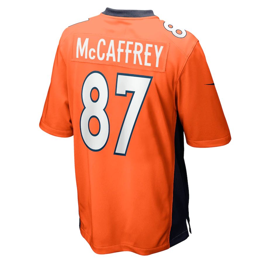 Custom #87 Orange DEN Football Shirt Top