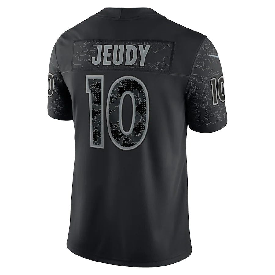 Custom #10 Black DEN Football Shirt Top