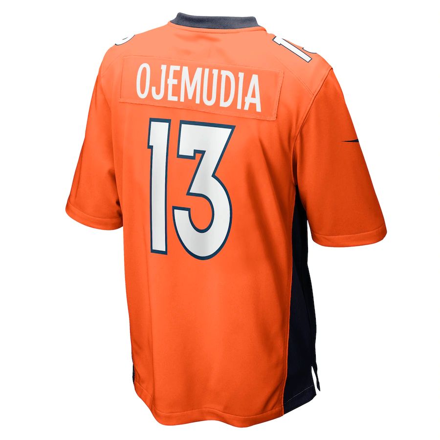 Custom #13 Orange DEN Football Shirt Top