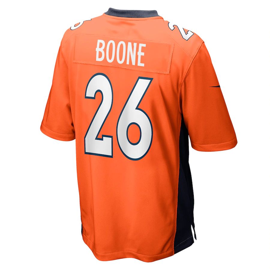 Custom #26 Orange DEN Football Shirt Top