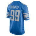 Custom #99 Blue DET Football Shirt Top