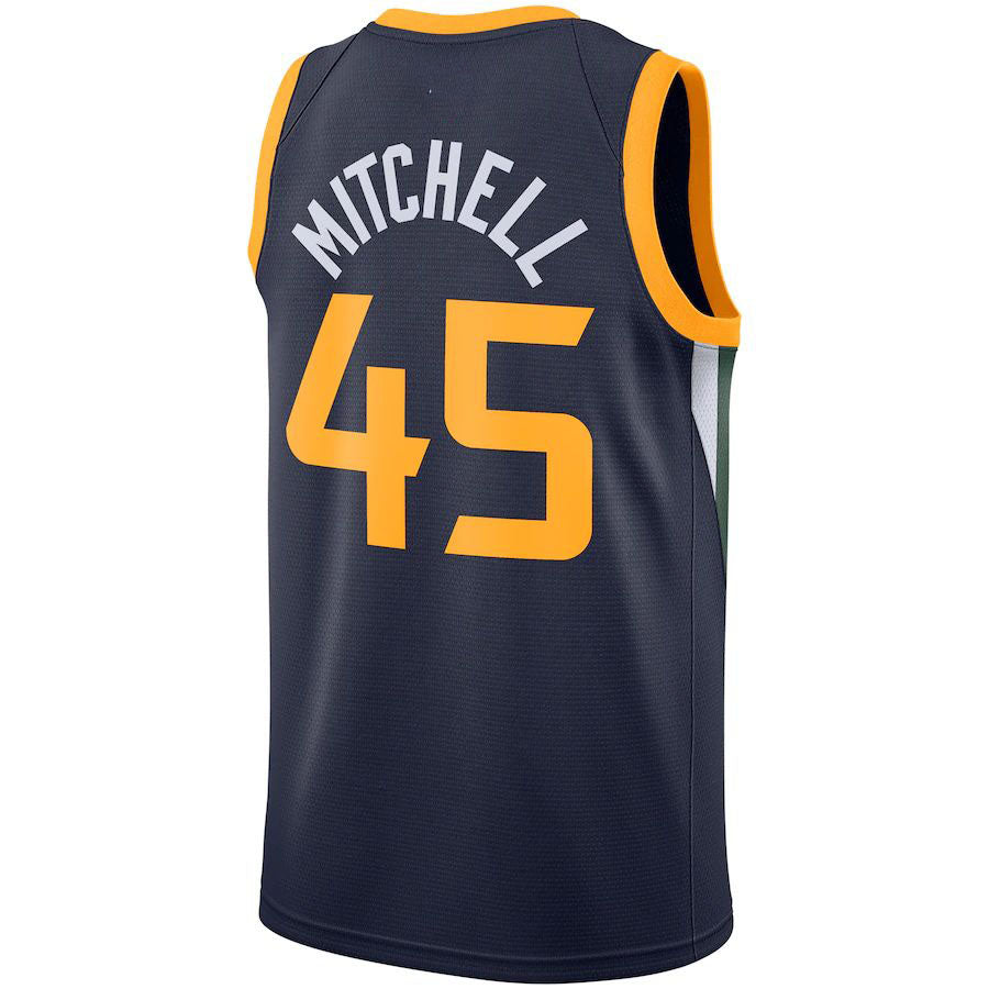Custom #45 Navy UTA Basketball Shirt Top