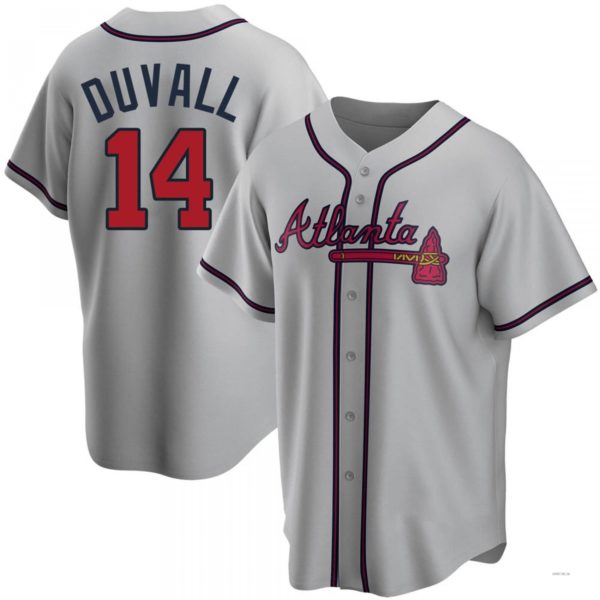 Custom #14 Gray ATL Baseball Shirt Top
