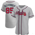 Custom #85 Gray ATL Baseball Shirt Top
