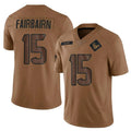 H.Texans #15 Ka'imi Fairbairn Player Brown Salute To Service Limited Football Jerseys