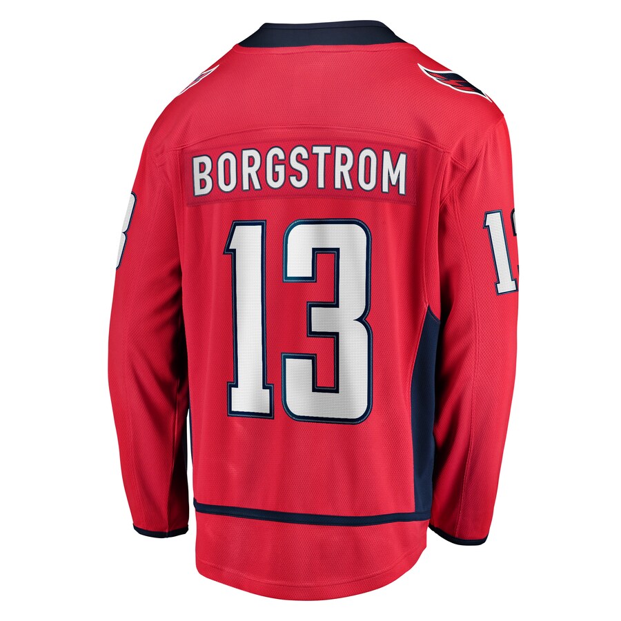 Custom #13 Red WSH Hockey Shirt Top