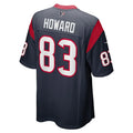 Custom #83 Navy HOU Football Shirt Top