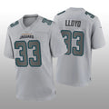 Custom #33 Gray JAX Football Shirt Top