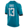 Custom #13 Teal JAX Football Shirt Top