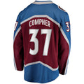 Custom #37 Burgundy COL Hockey Shirt Top