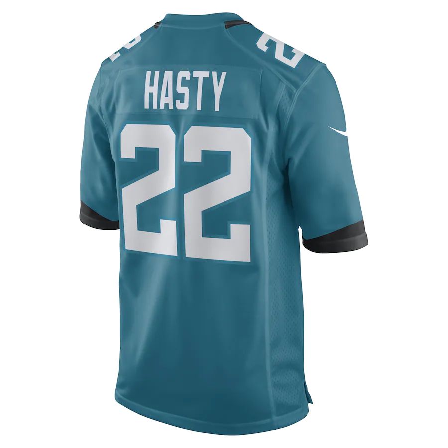 Custom #22 Teal JAX Football Shirt Top