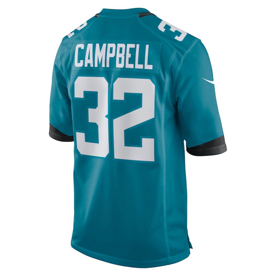Custom #32 Teal JAX Football Shirt Top