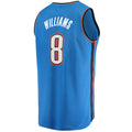Custom #8 Blue 2022 OKC Basketball Shirt Top