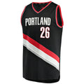 Custom #26 Black 2021 POR Basketball Shirt Top