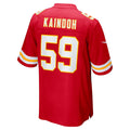 Custom #59 Red KC Football Shirt Top