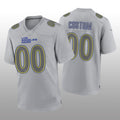 Custom Gray LAR Football Shirt Top