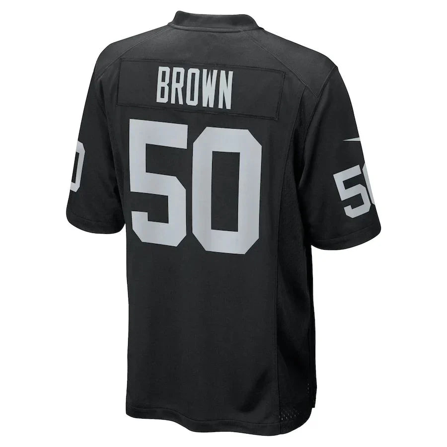Custom #50 Black LV Football Shirt Top
