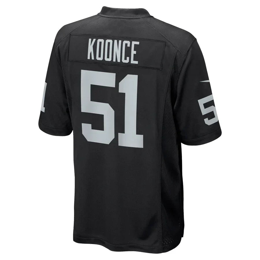 Custom #51 Black LV Football Shirt Top