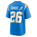 Custom #26 Powder Blue LAC Football Shirt Top