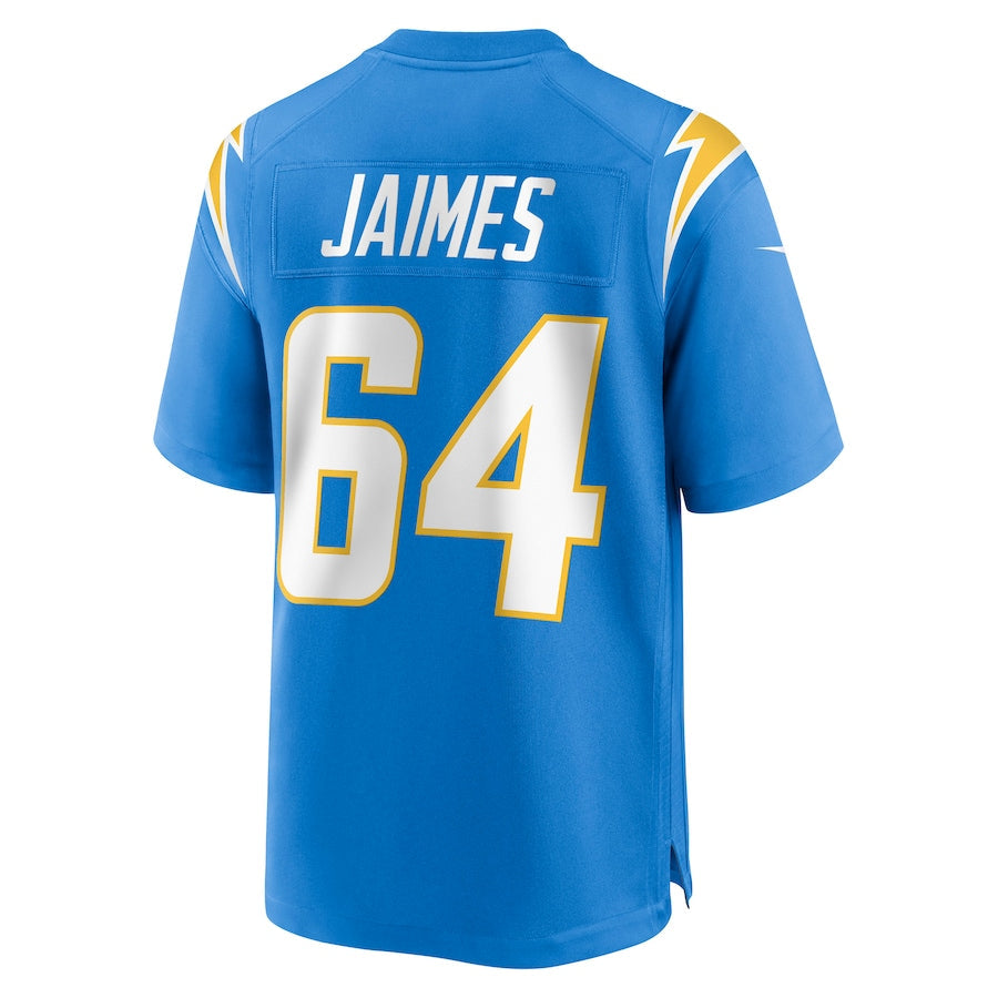 Custom #64 Powder Blue LAC Football Shirt Top