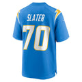 Custom #70 Powder Blue LAC Football Shirt Top