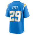 Custom #29 Powder Blue LAC Football Shirt Top