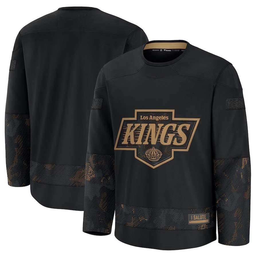 Custom Black 2024 LAK Hockey Shirt Top