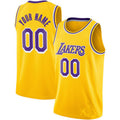Custom #21 Gold 2020 LAL Basketball Shirt Top