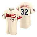 Custom #32 Cream 2022 City Connect LAA Baseball Shirt Top