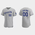 Custom Gray 2020 LAA Baseball Shirt Top