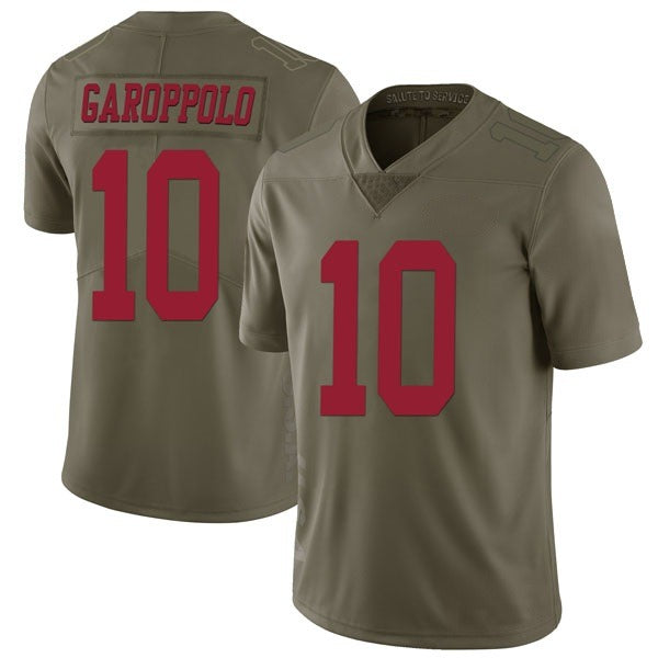 Custom #10 SF Football Shirt Top