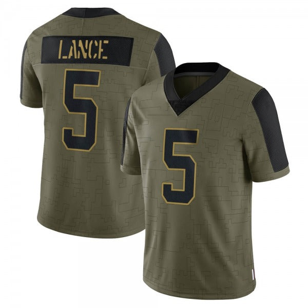 Custom #5 SF Football Shirt Top