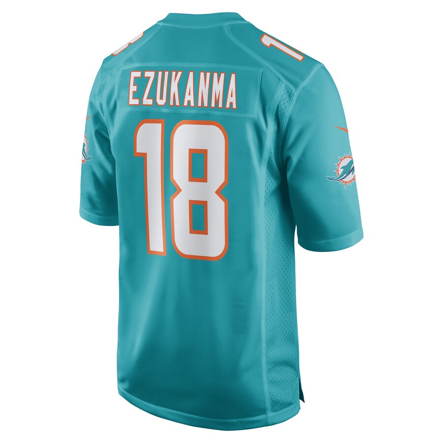 Custom #18 Aqua MIA Football Shirt Top